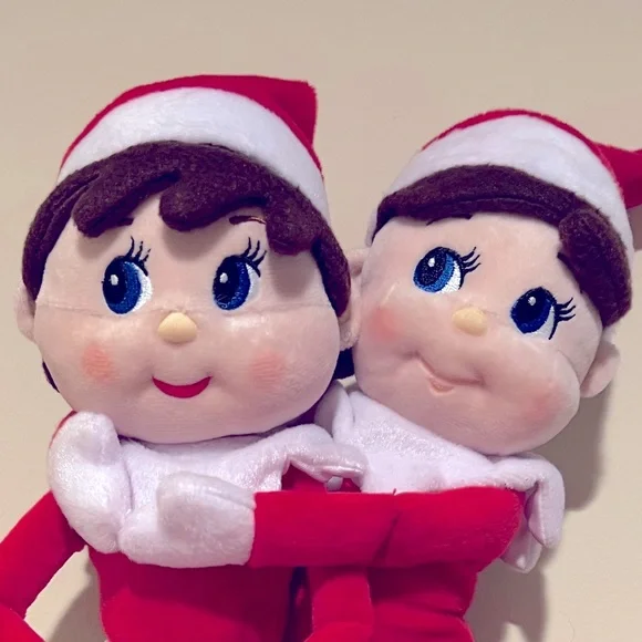 Elf on the Shelf Girl & Boy Plushee Pals - Picture 2 of 2